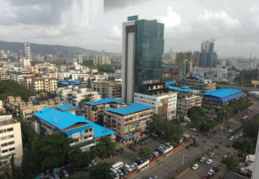 Vashi Sector 1_a city with tall buildings and tall buildings